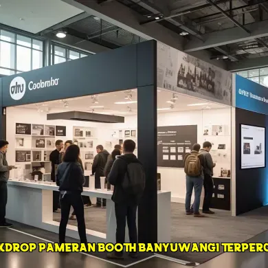 backdrop pameran booth banyuwangi terpercaya